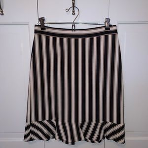 Ann Taylor striped pencil skirt